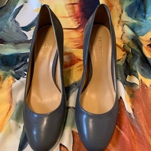 Grey Talbot Pumps